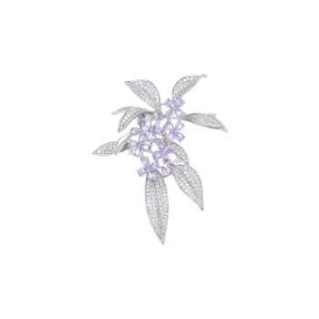 VIOLET Copper Alloy Brooches Women's