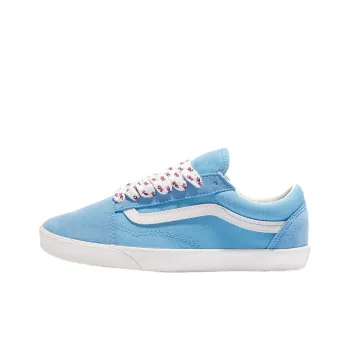Vans Old Skool Lowpro Low Top Skateboard Shoes Women's Blue