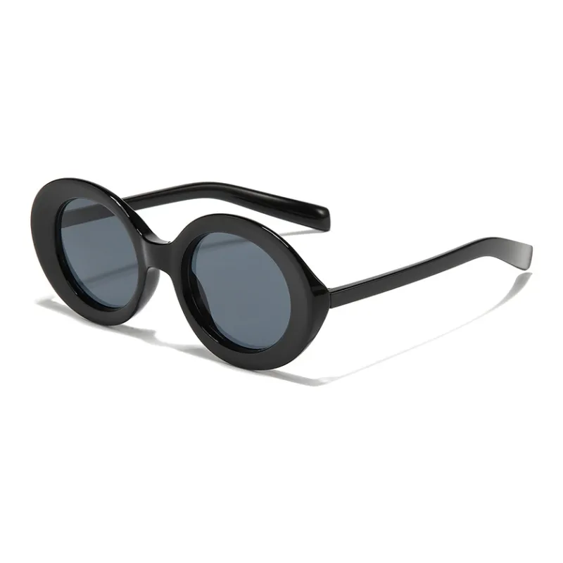 PSACSS Plate Frame Oval Sunglasses Unisex-2