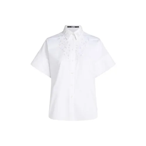 KARL LAGERFELD / Karl Lagerfeld Jeans Embroidered Button up Shirt