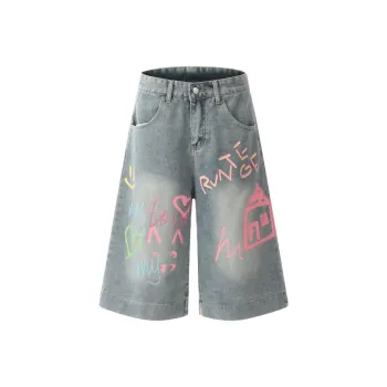 KKX Denim Shorts Women's Light Blue