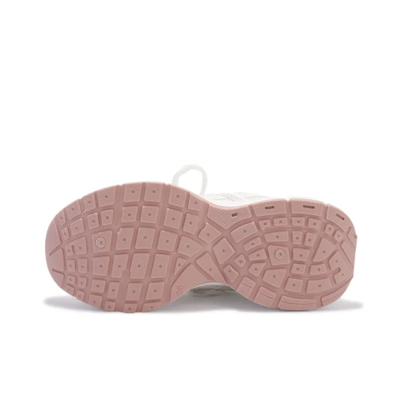 SNXR Low Top Chunky Sneakers Women's White Pink-5