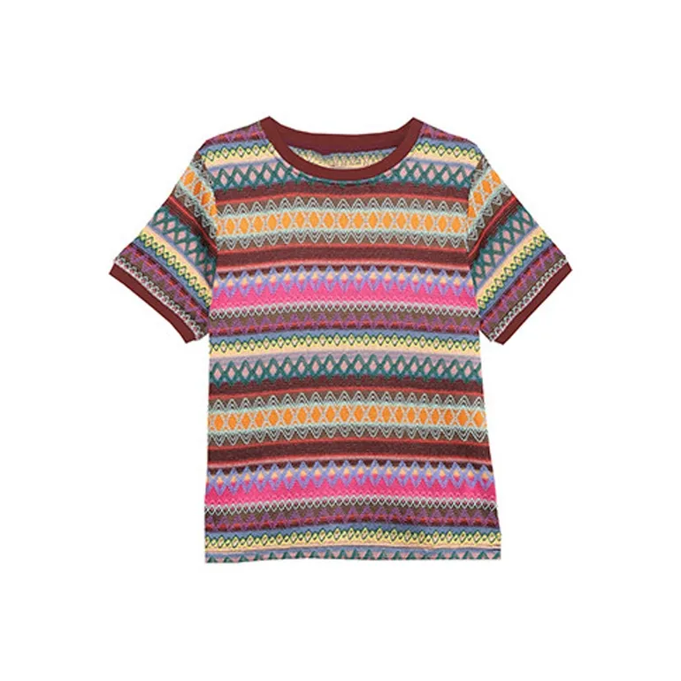 LUYOUYE Set in Sleeve T Shirt Women's-11