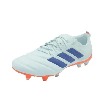 Adidas Copa 20.1 FG Rubber Long Studs Soft Ground Shock Absorbers With Slip Resistant Features Soccer Shoes Men's Blue