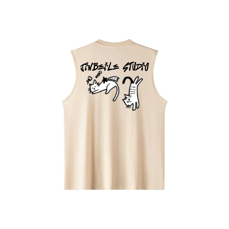 JINBEILE Tank Tops Unisex-10