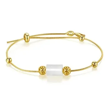 Emerald Bracelets Pale Greenish White Jade Women's