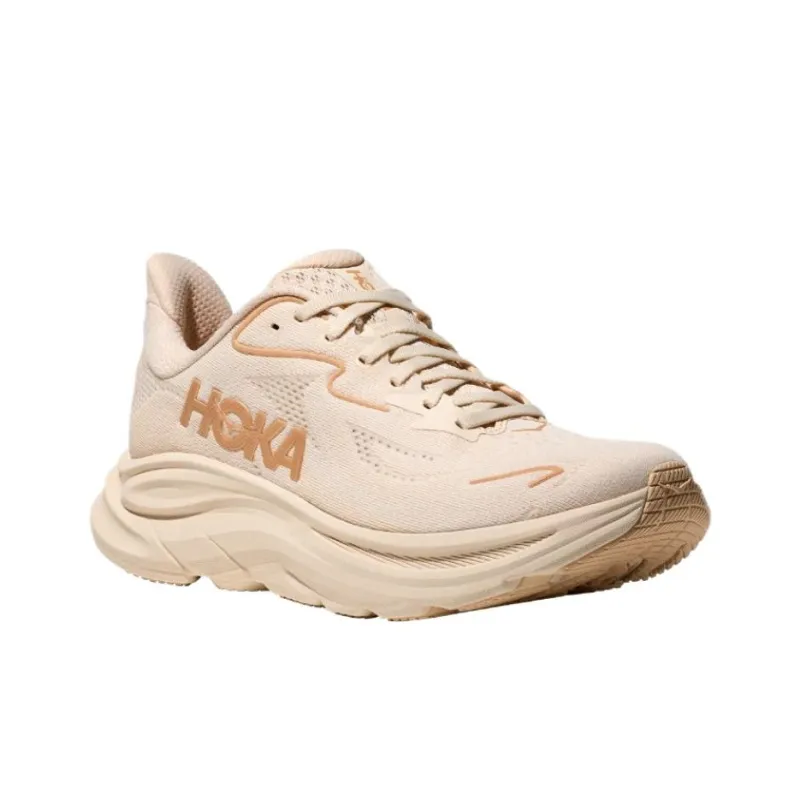 HOKA ONE ONE CLIFTON 10 Anti Slip Wear Resistant Low Top Casual Running Shoes Women's Beige-2