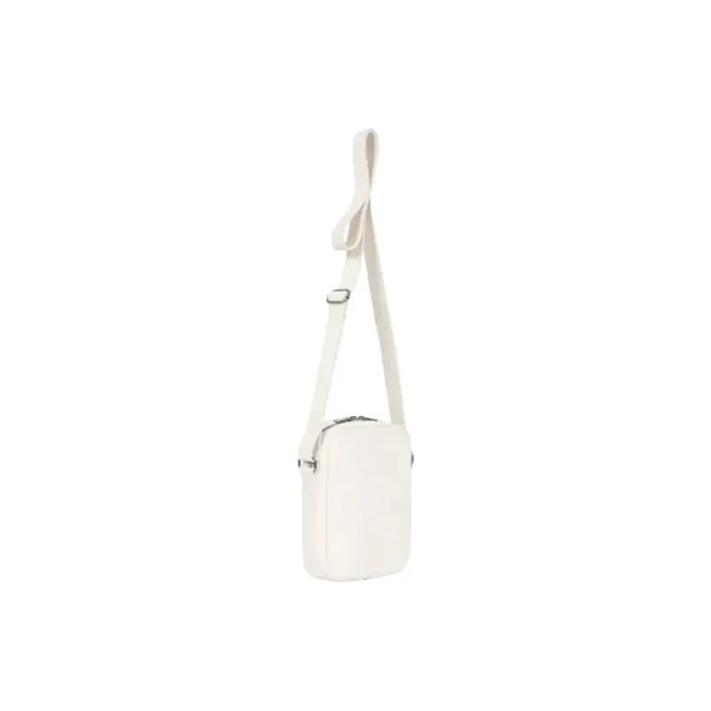 Supreme Nike Collaboration Cow Leather Shoulder Bag, Crossbody Bag Unisex White-2