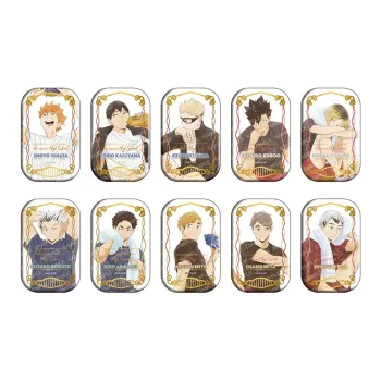 COMMON PROJECTS Shoyo Hinata, Tobio Kageyama, Katsuyuki Asahi Haikyuu!! Square Can Badges