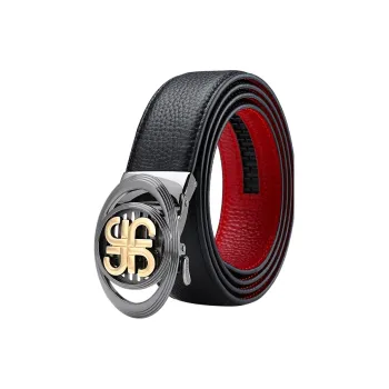 MILLIE'S Top Grain Cow Leather Belts Men's Width 3.5cm