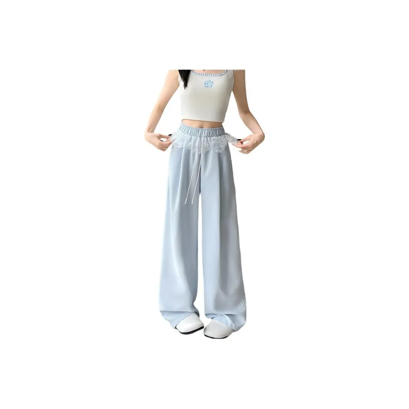 Flowers In Water Casual Pants Women's-5