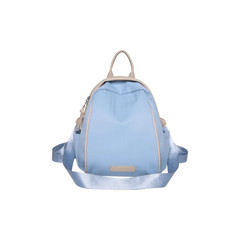 Yalu Nylon Backpack Regular Unisex White/Black/Khaki/Blue/Dark Brown-25