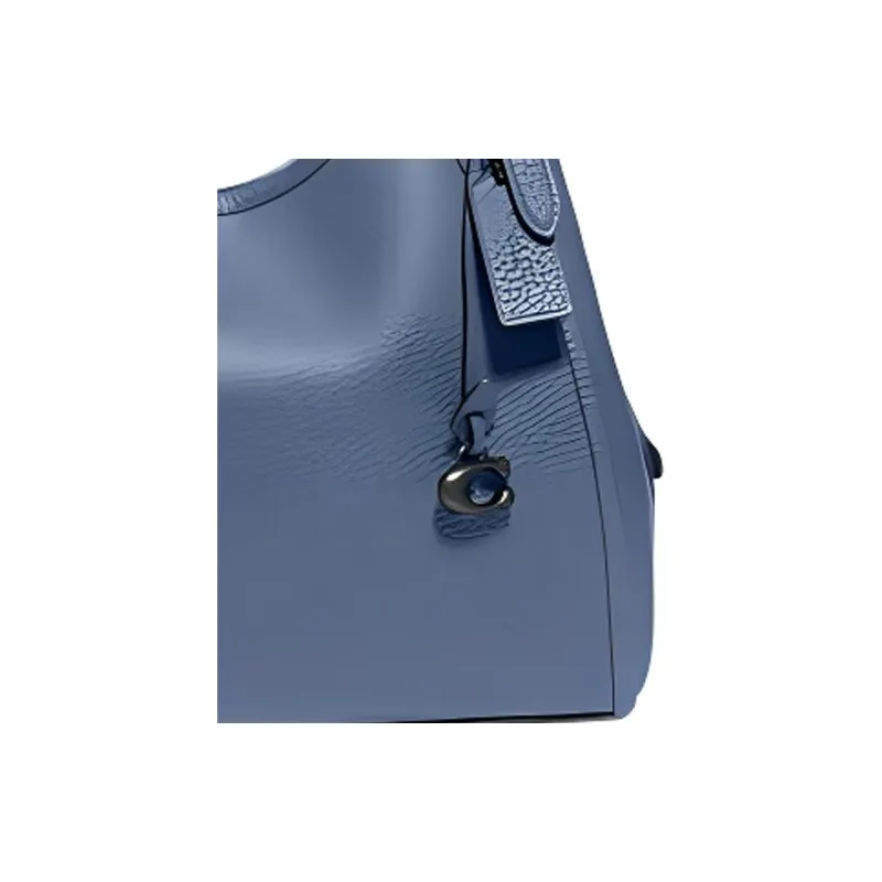 COACH Leather Handbag Shoulder Bag Women's Haze Blue-4