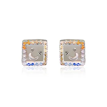 AIDIER 999 Fine Silver Stud Earrings Women's