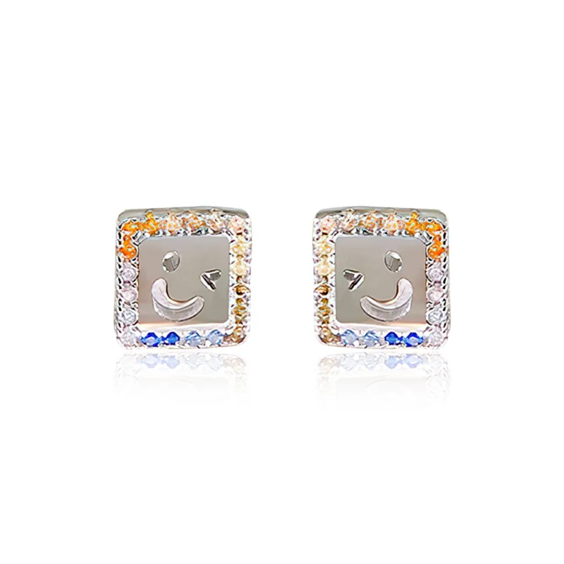 AIDIER 999 Fine Silver Stud Earrings Women's-0