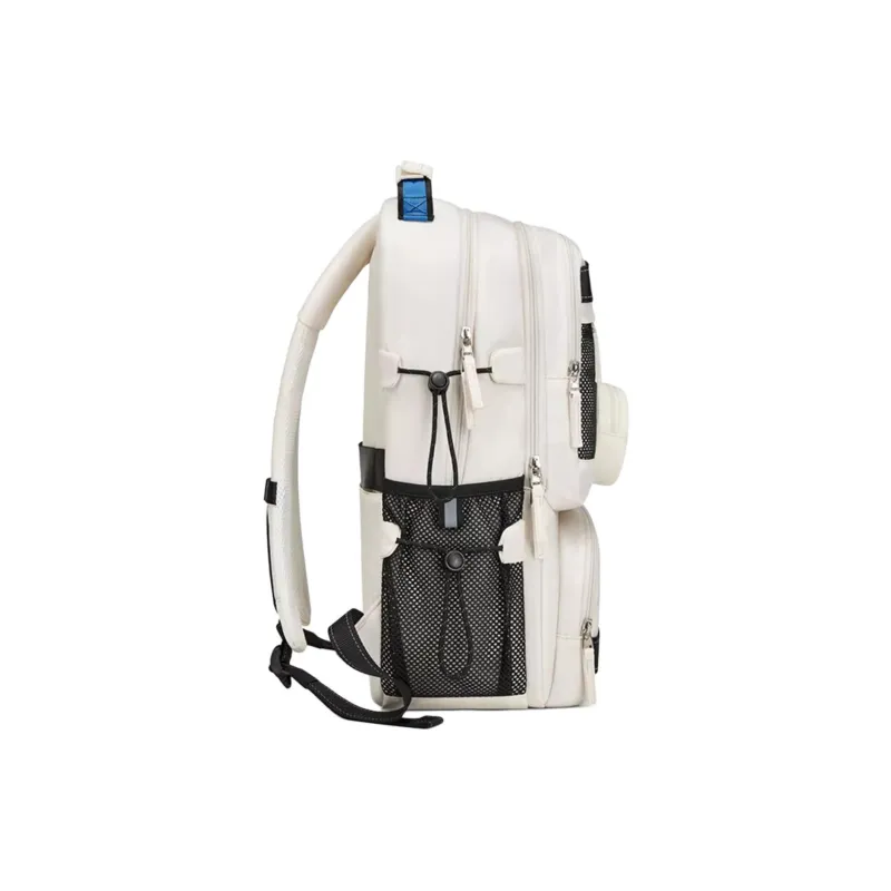 VIHUS Nylon Backpack Unisex Ecru-1