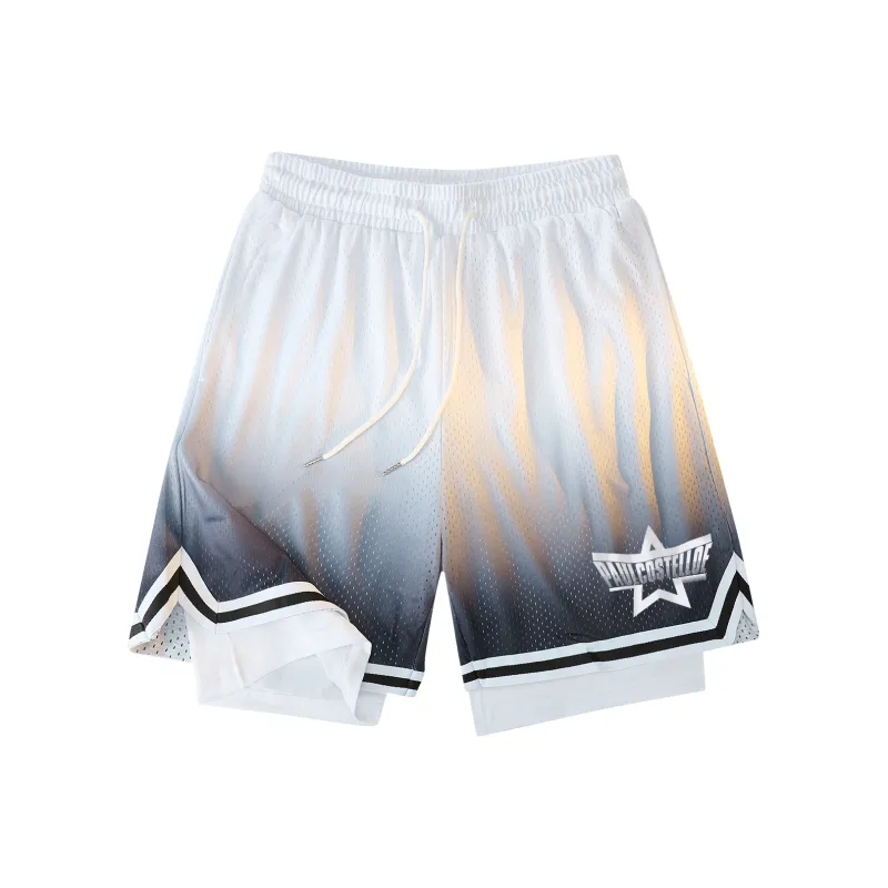 PAUL COSTELLOE Basketball Shorts Unisex-10