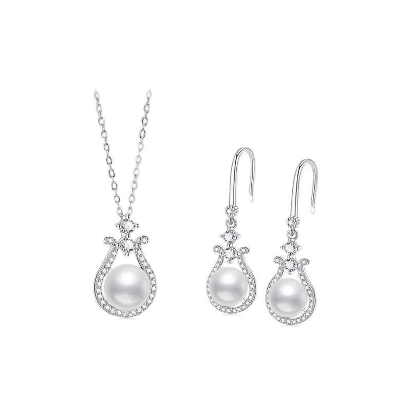 QIANCHANG Pearl Necklaces Women's-0