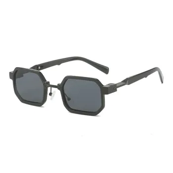 PSACSS PC Metal Square Sunglasses Unisex