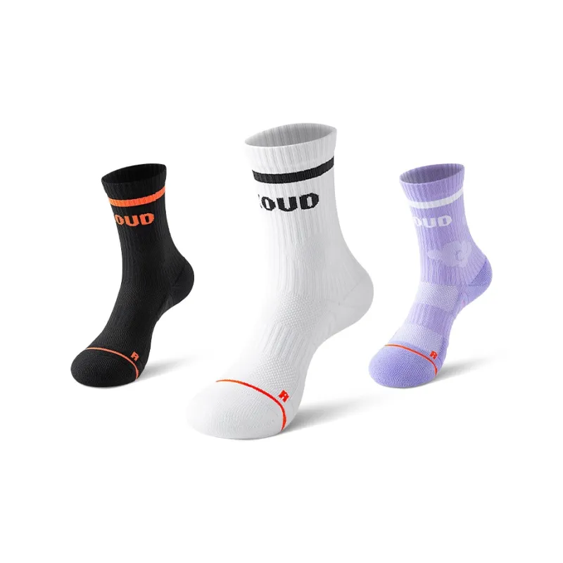 LUOLIAN Mid Calf Socks Women's 3 Pack-5