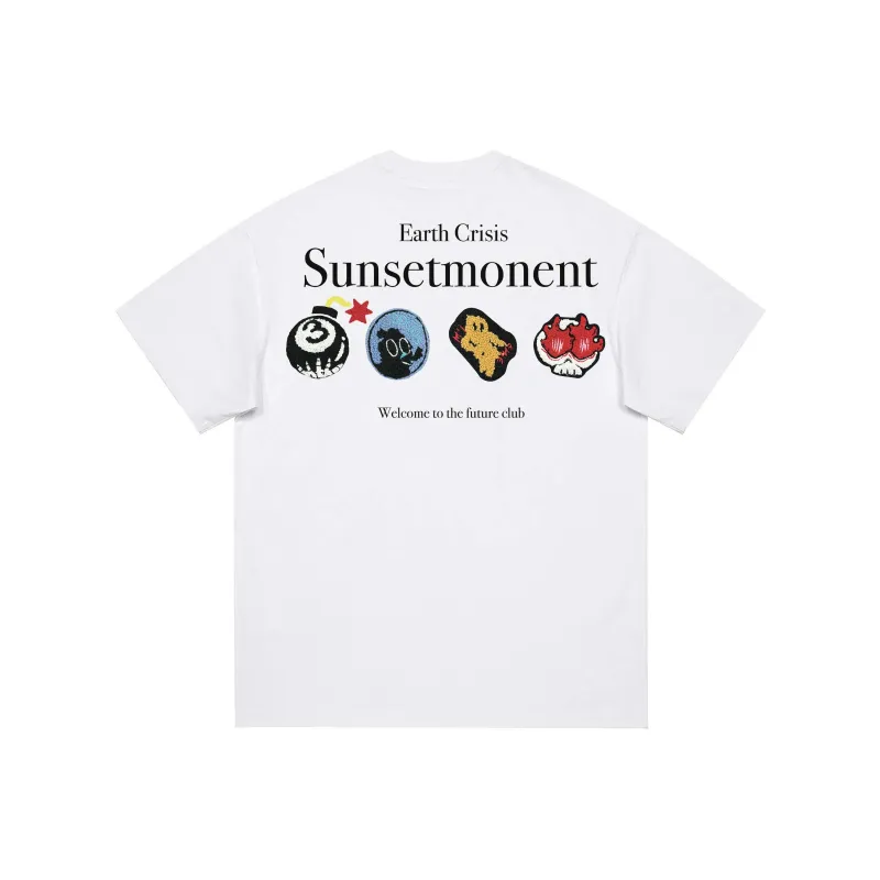SUNSETMONENT Short Sleeved T Shirts Unisex-4