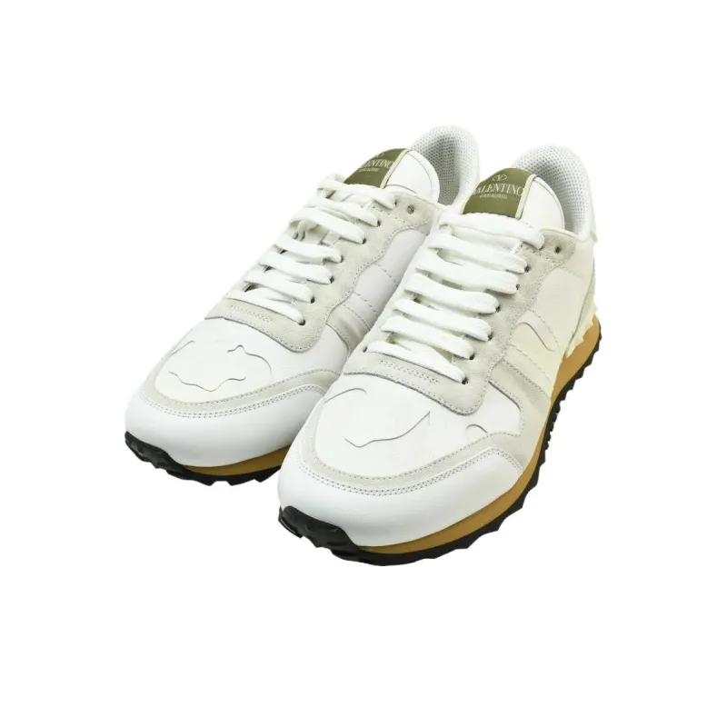 Valentino Low Top Casual Shoes Men's White-1