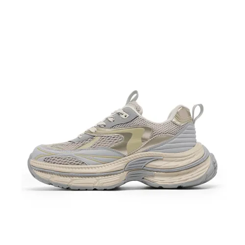 KYMOOU Anti Slip And Wear Resistant Height Increasing Low Top Chunky Sneakers Men's