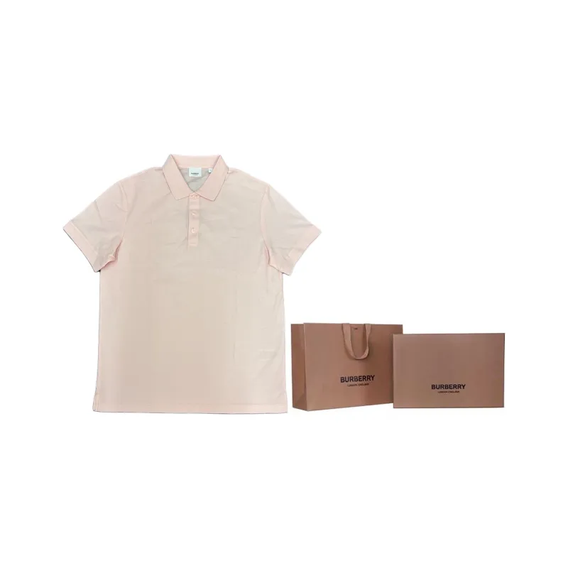 Burberry SS25 Polo Shirt Men's Pink-6