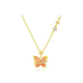 Lao Feng Xiang 925 Sterling Silver Necklaces Women's