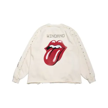 WIND AND SEA SS25 The Rolling Stones X WDS Sweatshirt Unisex