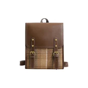 Yalu PU Backpack Women's Brown/Coffee