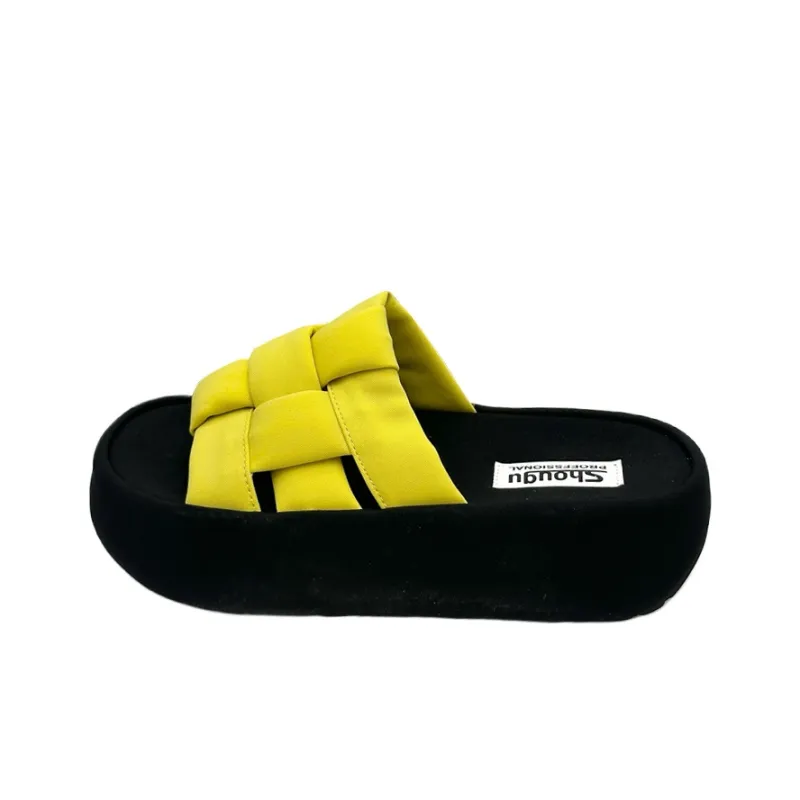 Shougu Rubber Sole Quiet Slide Slippers Women's-3