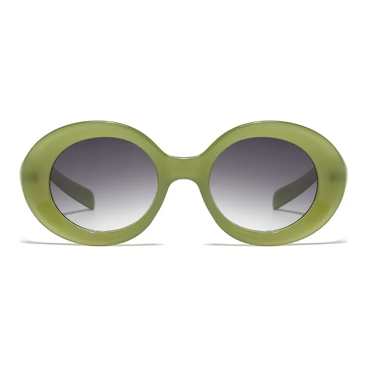PSACSS Plate Frame Oval Sunglasses Unisex-6