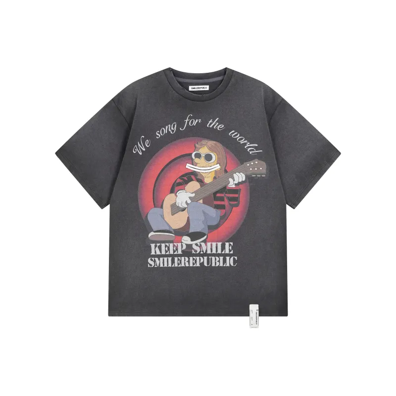 SMILEREPUBLIC T Shirt Unisex Fun Print T Shirt-0