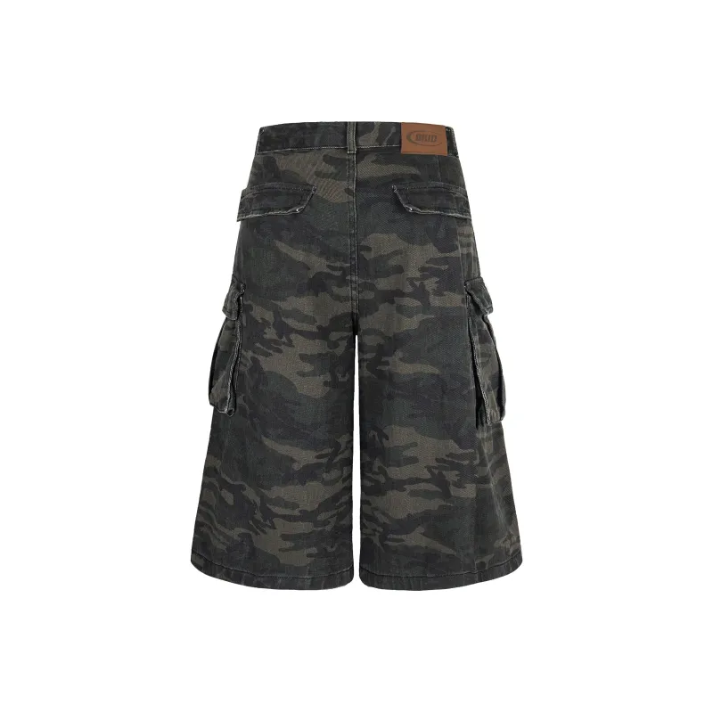 JASONWOOD Denim Shorts Unisex Camouflage-1