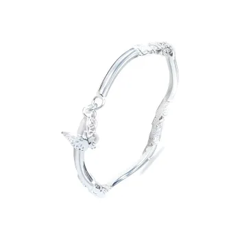 Sheng Dai 999 Fine Silver Bangles Women's