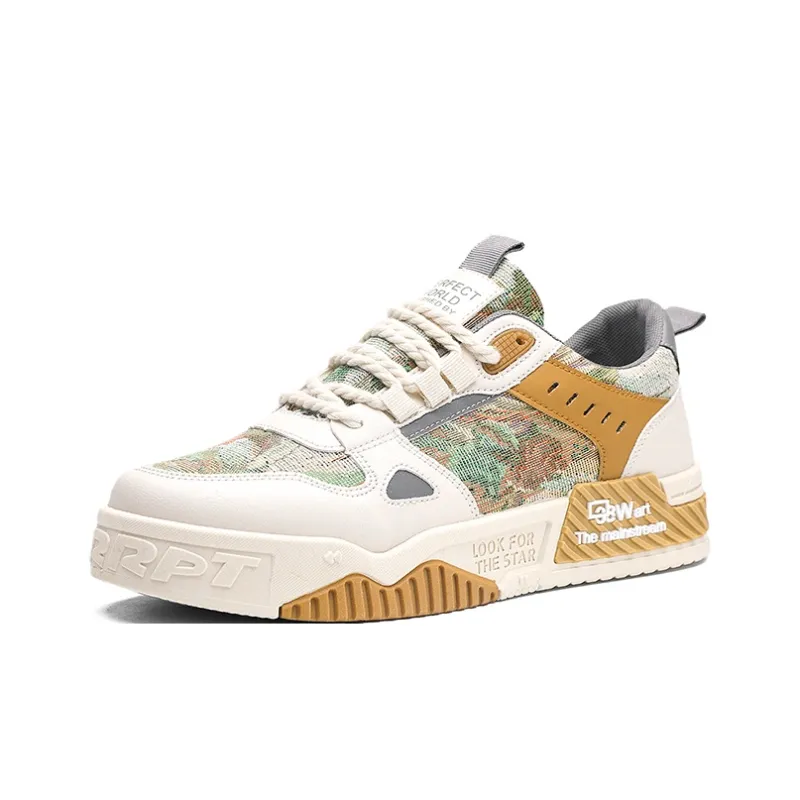 LONGDUIZHANG Slip Resistant Shock Absorbers With Abrasion Resistant Properties Skateboard Shoes Men's-1