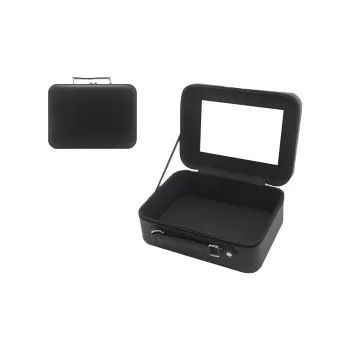 Love Of Wormwood Minimalist Style With Mirror Makeup Bags Portable Large Capacity