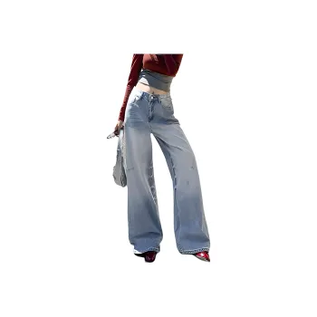RENBEN Jeans Women's Light Blue