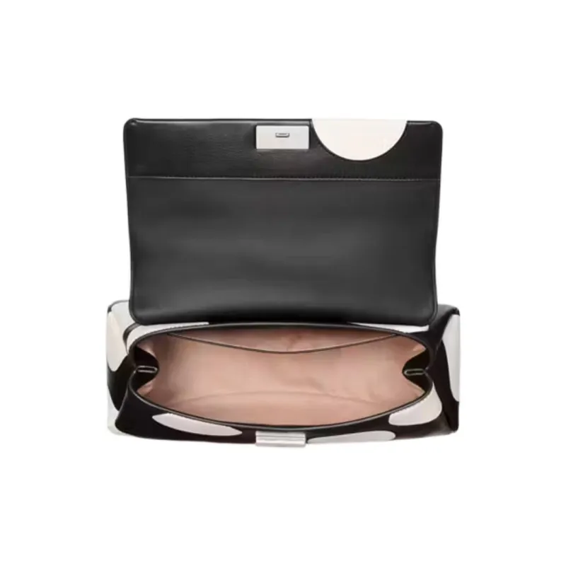 Kate Spade Fine Grain Leather Shoulder Bag Regular Women's Black-3