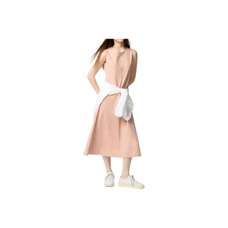 UNIQLO Sleeveless Dress Women's Pink-0
