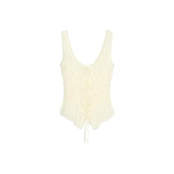 ZARA Tank Tops Women's Yellow