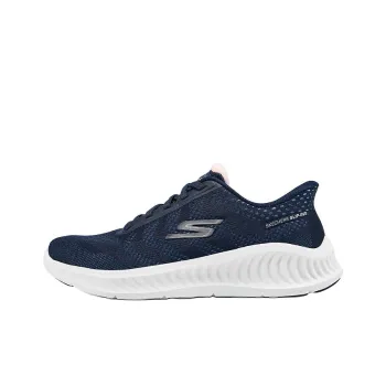 Skechers Women's GO WALK Wear resistant And Lightweight Low Top Casual Shoes Women's Marine Blue