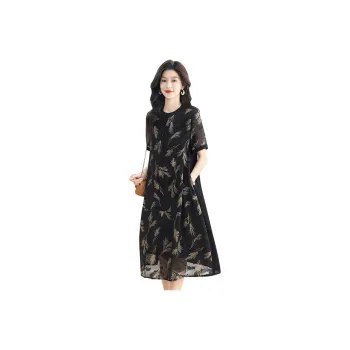 Cypress House Short Sleeved Dress Women's Black