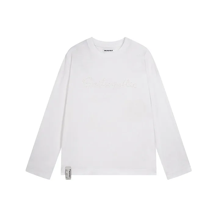SMILEREPUBLIC Ironed Pearl Long Sleeved T Shirt Unisex-2