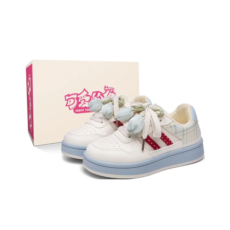 Lovely You Wear resistant And Lightweight Low Top Skateboard Shoes Women's-10