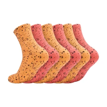 LiNing Mid Calf Socks Unisex Multi double Loading Red Yellow