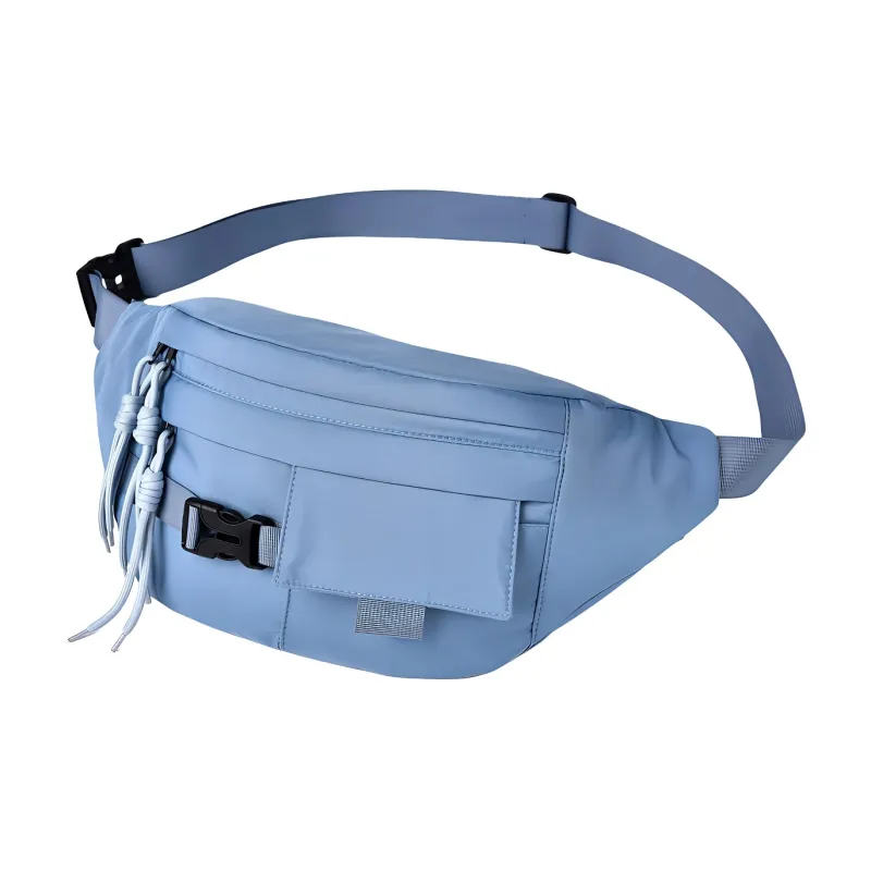 Techson Oxford Sling Bag Regular Unisex Black/Blue/Gray-1