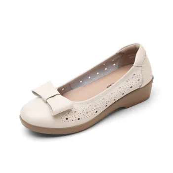 Cigna Casual Single Shoes Women's Ecru