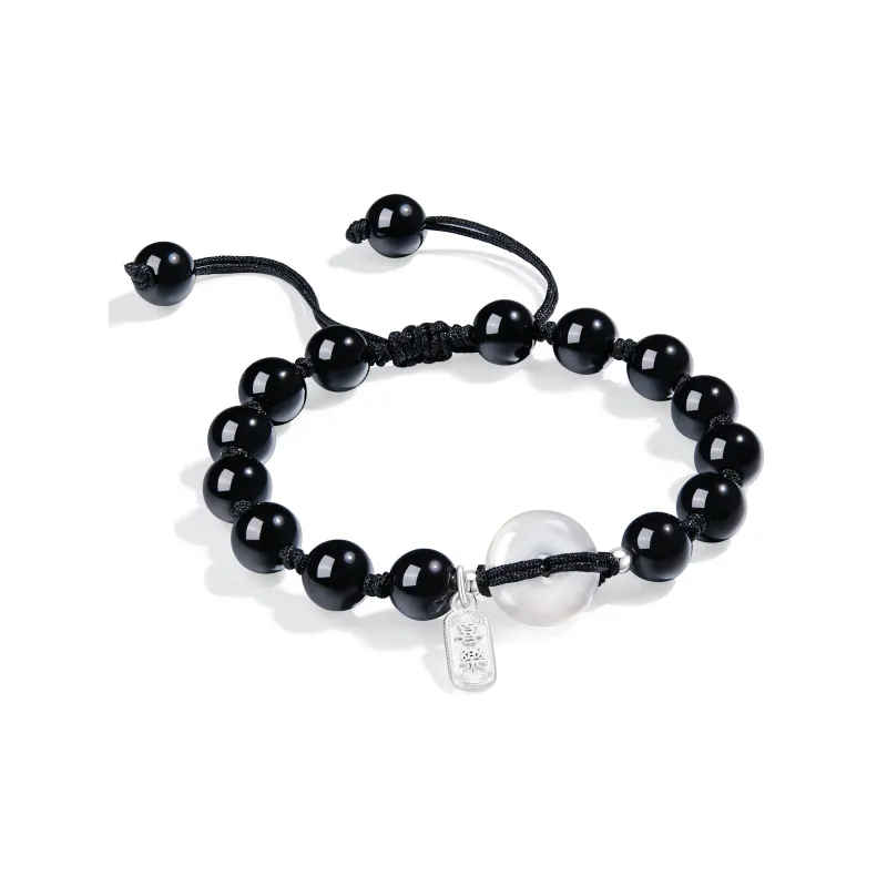 Central Fashion Natural Chalcedony Bracelets Unisex-1